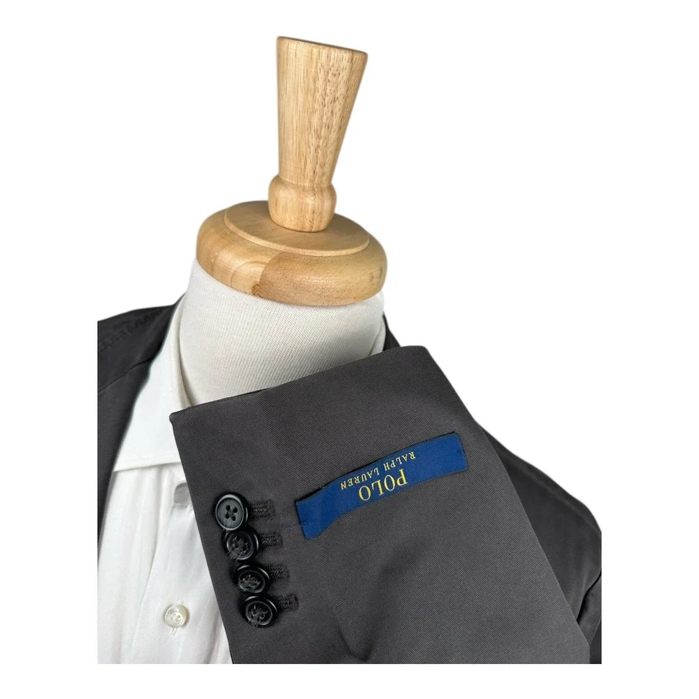 Polo Ralph Lauren‎ Gray Cotton Stretch Unstructured Men's Sportcoat Size M NWT